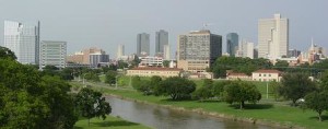 Fort Worth and Trinity River in Tarrant County